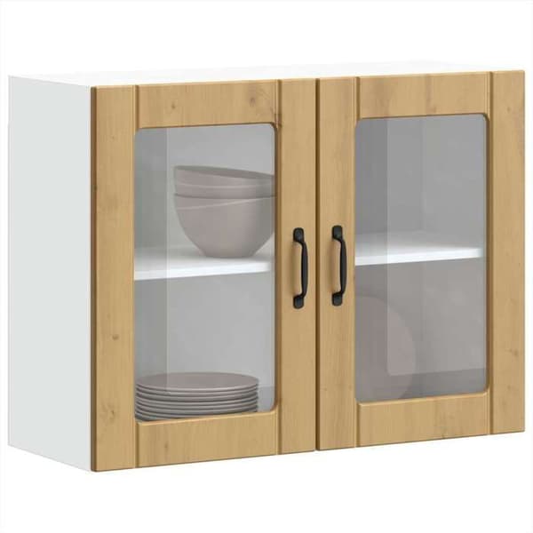 Maison Exclusive - Köksskåp med glasdörr Lucca