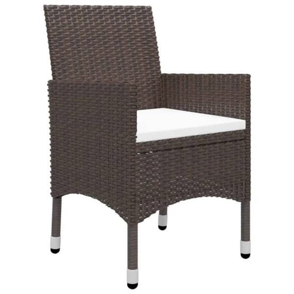 Maison Exclusive - Trädgårdsset 5 delar Brun brun