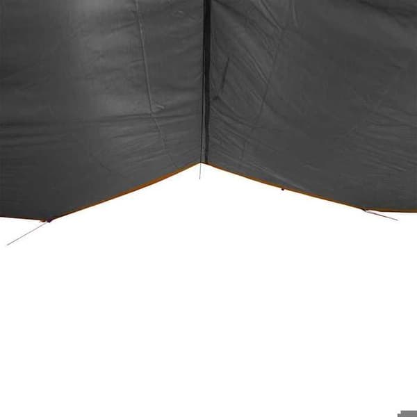 Maison Exclusive - Grå och orange campingduk 360x294 cm vattentät