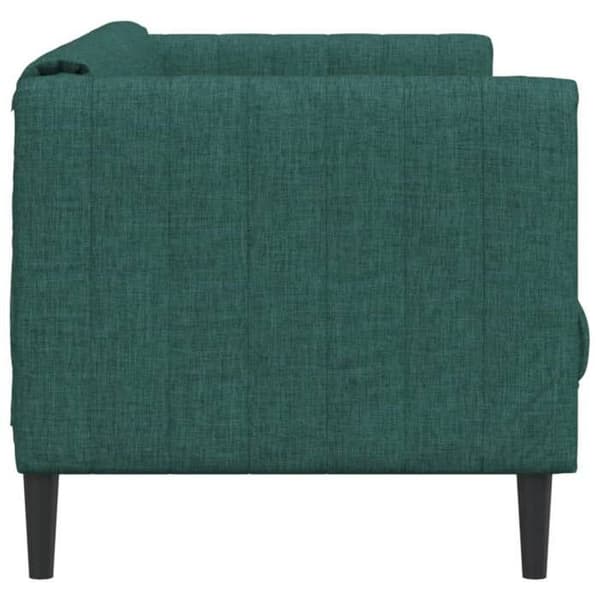 Maison Exclusive - Sofa 2 personer mørkegrøn stof