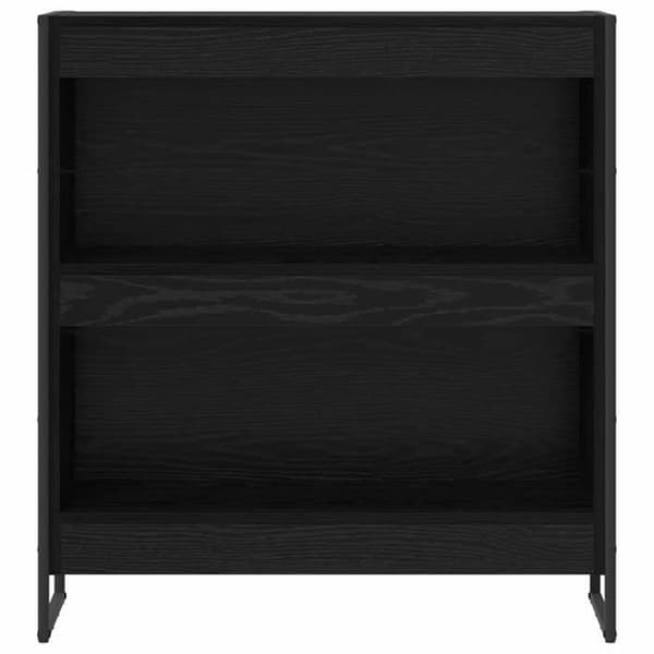 Maison Exclusive - Bibliotek 80 x 30 x 86,5 cm Ingeniørtræ Sort eg