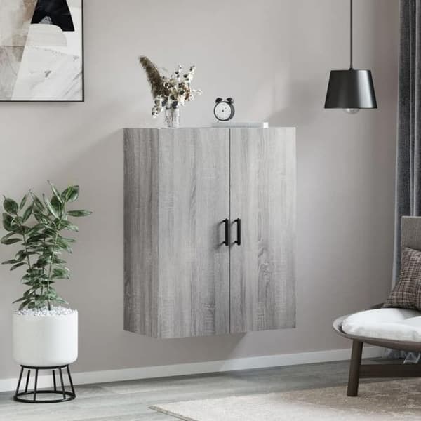 Maison Exclusive - Sonoma harmaa seinäkaappi 69,5x34x90 cm Sonoma grå