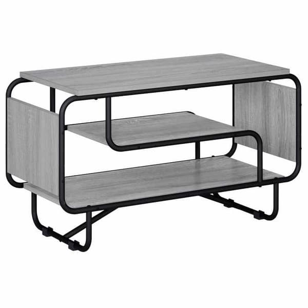 Maison Exclusive - TV-møbel 80 x 36 x 45 cm Sonoma grå Sonoma grå