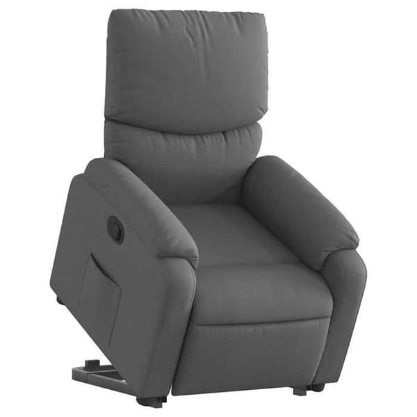 Maison Exclusive - Grått tyg reclinerfåtölj