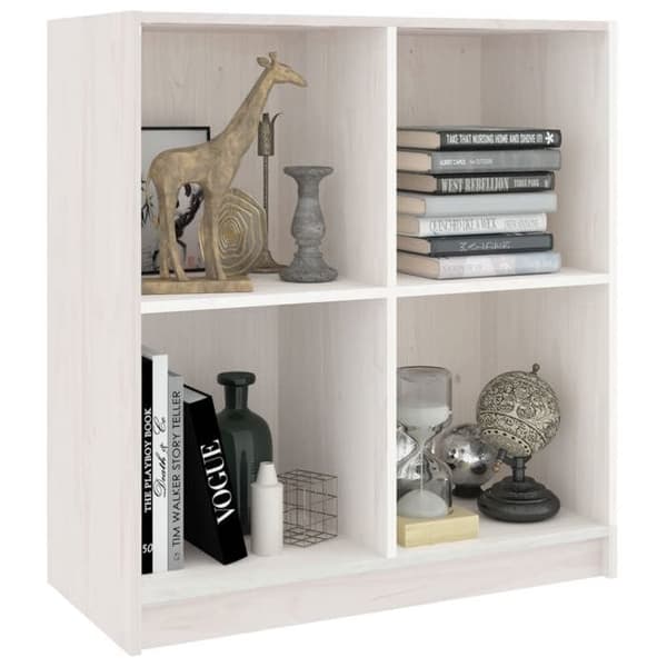 Maison Exclusive - Vit buffé 70x33x76 cm av massivt furu Vit
