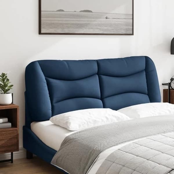 Maison Exclusive - Huvudgavelkudde Hvar blå 140 cm tyg Blå
