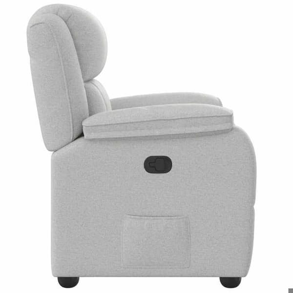 Maison Exclusive - Grå moln tyg reclinerfåtölj