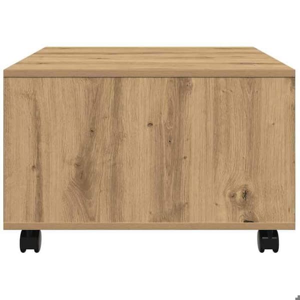 Maison Exclusive - Håndlavet egetræ sofabord 60x60x38 cm ingeniørtræ