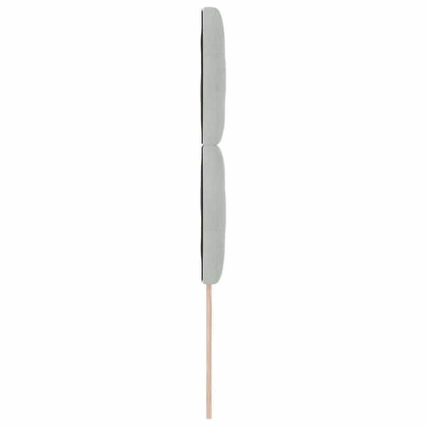 Maison Exclusive - Ljust grå sänggavel 100 cm Sammet
