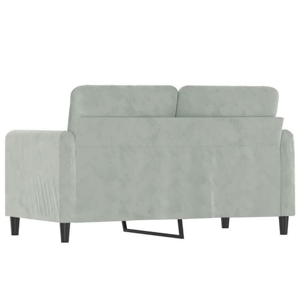 Maison Exclusive - 2-personers sofa i lys grå 120 cm velour