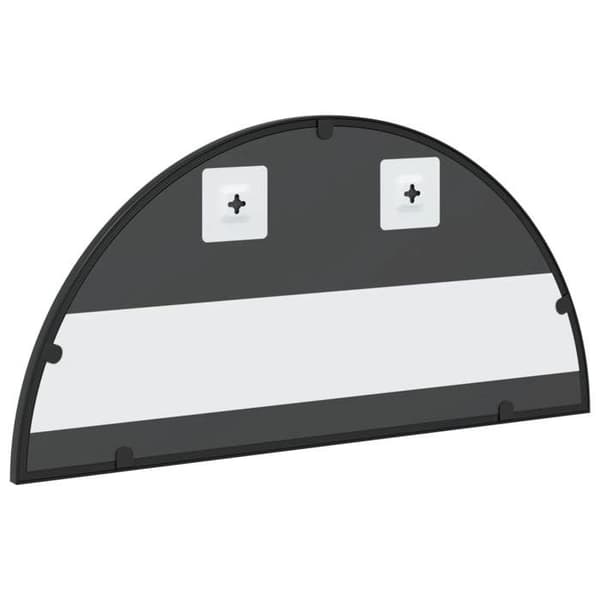Maison Exclusive - Svart väggspegel 60x30 cm järnbåge