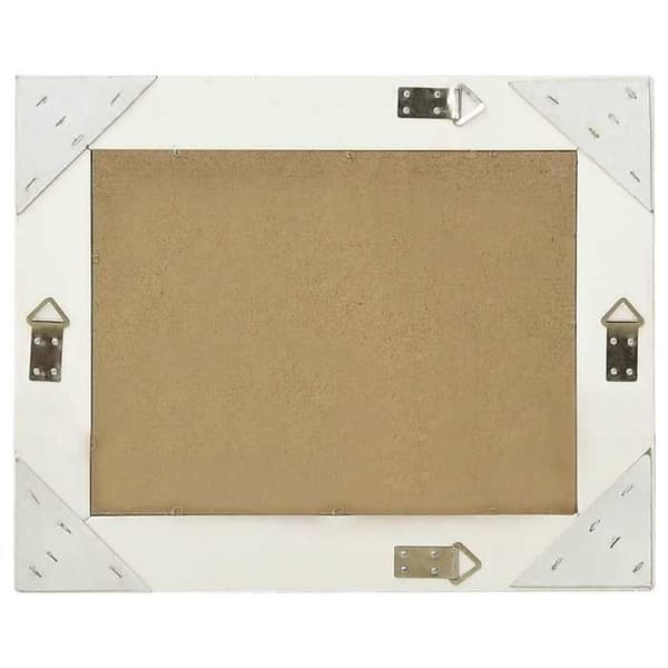 Maison Exclusive - Barockstil väggspegel 50x40 cm Vit