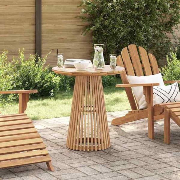 Maison Exclusive - Sidebord Brun 70 x 70 x 75 cm Massivt teaktræ