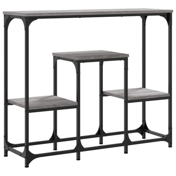 Maison Exclusive - Konsolbord sonoma grå 89,5x28x76 cm ingenjörsträ
