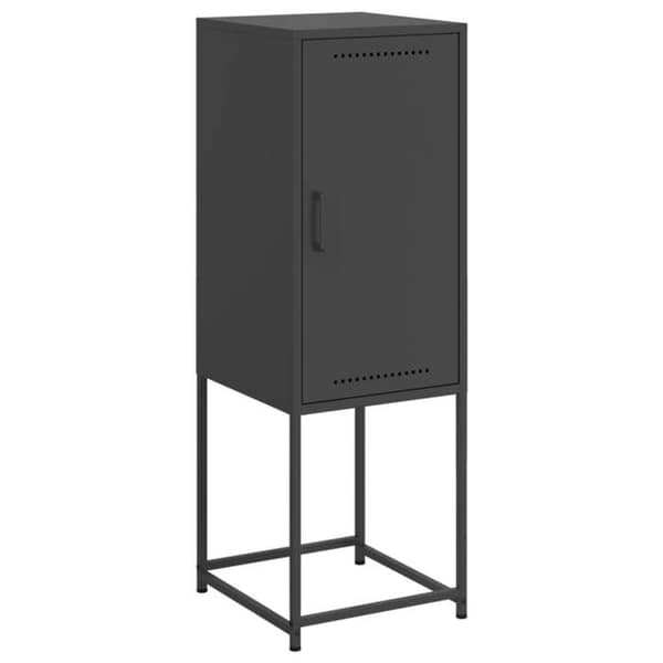 Maison Exclusive - Sort høj buffet 36x39x107 cm stål