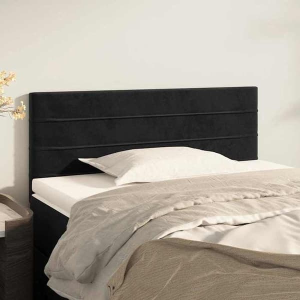 Maison Exclusive - Sort Hovedgærde 100x5x78/88 cm Velour