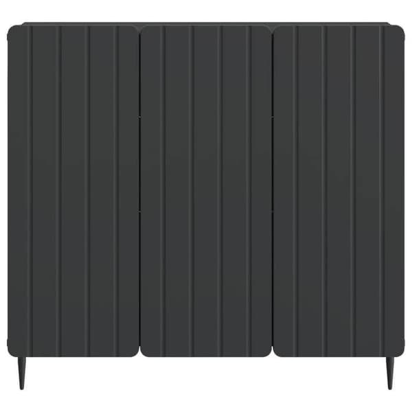 Maison Exclusive - Buffet Sort 89 x 34,5 x 82 cm Ingeniørtræ