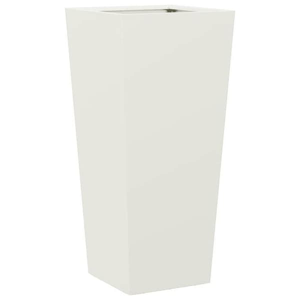 Maison Exclusive - Hvid plantekasse 35x35x75 cm stål Vit