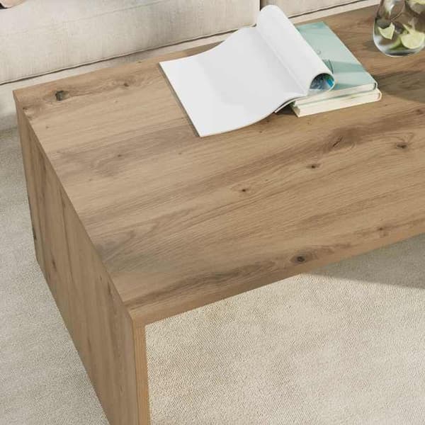 Bord - EKSKLUSIV HUS - 95 x 50 x 34 cm - Ingeniørtræ - Rektangulær - Brun