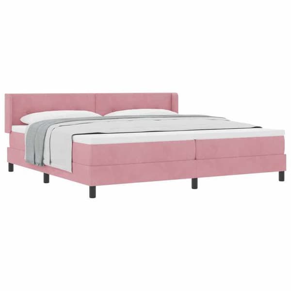 Maison Exclusive - Jousipatja ruusupäällysteellä 200 x 200 cm Sametti