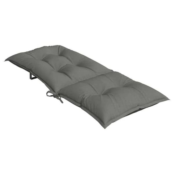 Maison Exclusive - Kuddar för stolar med hög rygg, 4-pack, mörkgrå blandning