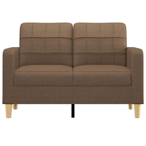 2-personers sofa Brun 120 cm Stof80 [cm] Brun