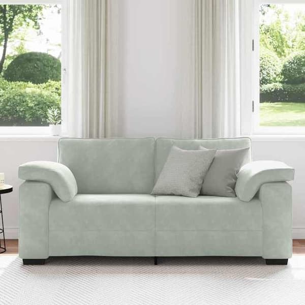 Maison Exclusive - Sofa grå lys 180x77x82 cm velour