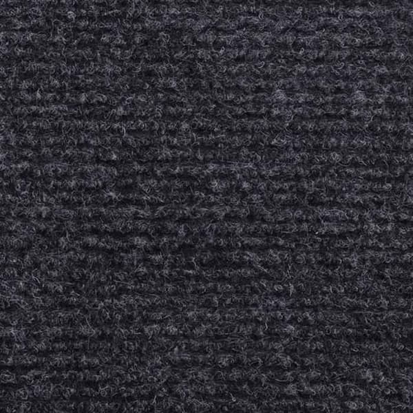 Dørmåtter - MAISON EXCLUSIVE - Stribet tekstur - Antracit - Polyester - 1,2 x 15 m antracit