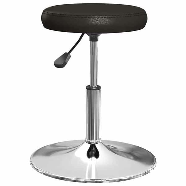 Maison Exclusive - Matstolar set om 2 svart konstläder