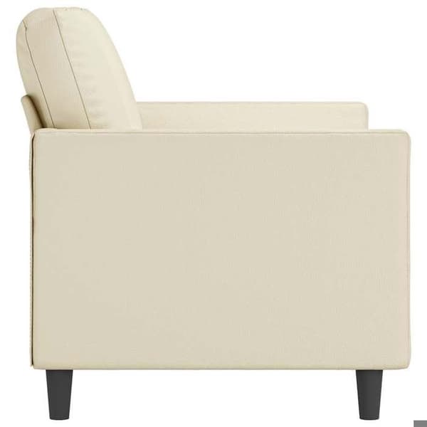 Maison Exclusive - 2-personers sofa Creme 120 cm Syntetisk læder