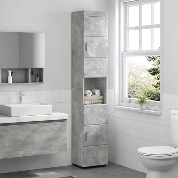 Maison Exclusive - TULUM Betoni harmaa kylpyhuonekaappisarja
