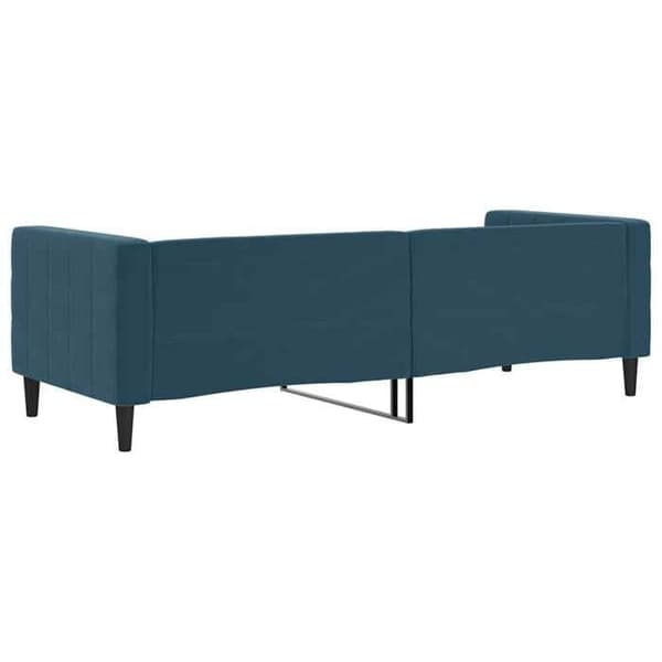 Maison Exclusive - Sängsoffa utan madrass blå 80x200 cm sammet blå