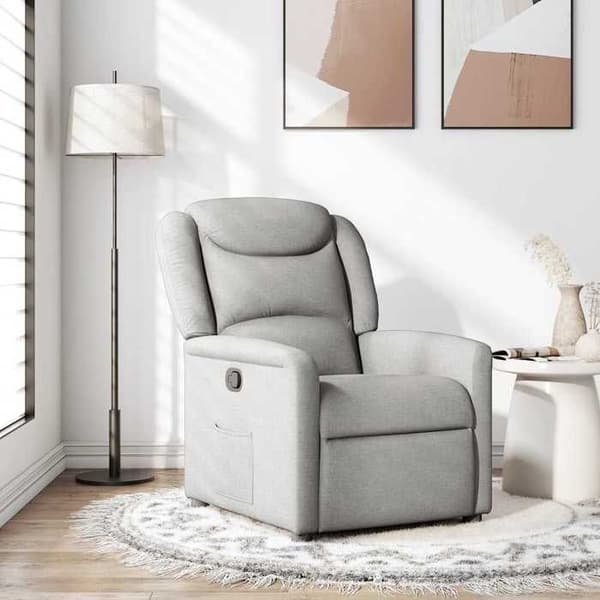 Maison Exclusive - Grå sky stof lænestol