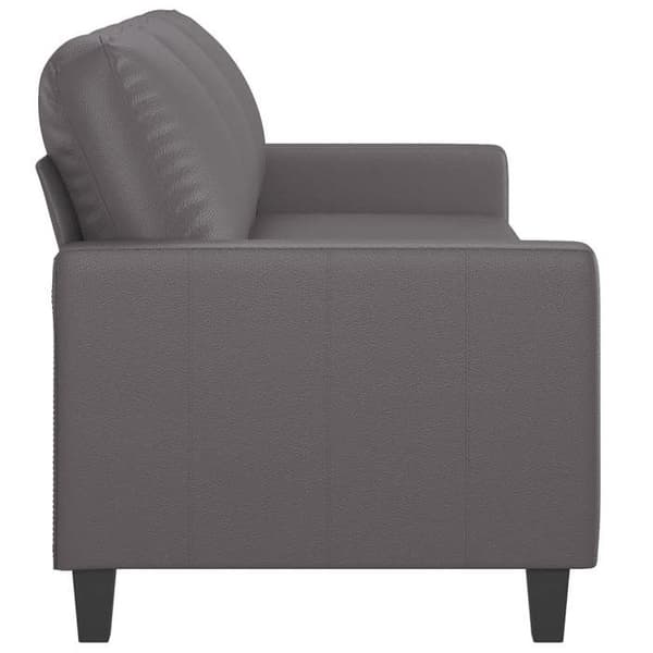 Maison Exclusive - 3-personers Sofa Grå 180 cm Syntetisk Læder