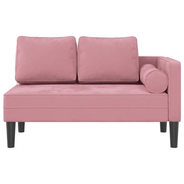 Maison Exclusive - Divaani vaaleanpunaisilla samettityynyillä