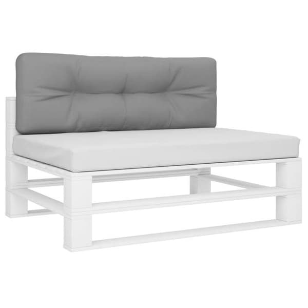 Maison Exclusive - Grå pallkudde 120x40x12 cm tyg