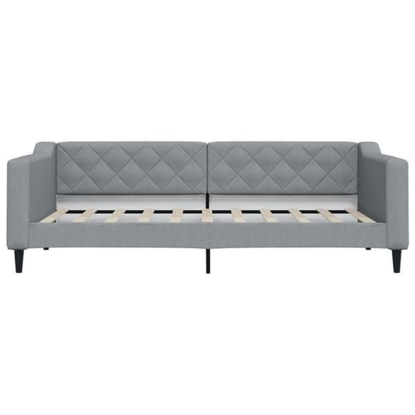 Maison Exclusive - Vaaleanharmaa 90x190 cm kangas ilman patjaa