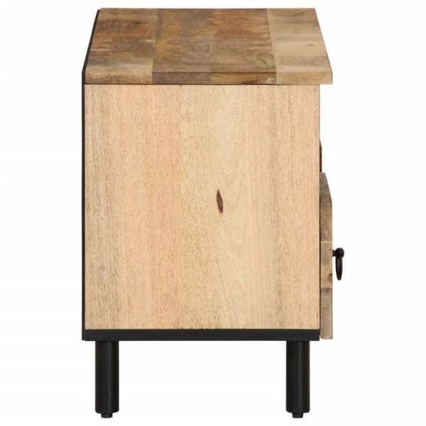 Maison Exclusive - TV-møbel 100x33x46 cm i massivt mangotræ Ej specificerat