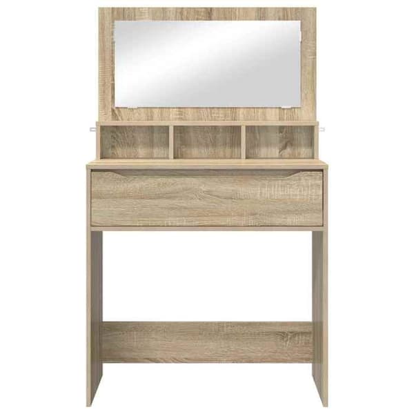 Maison Exclusive - Makeupborde til soveværelse Eg Sonoma