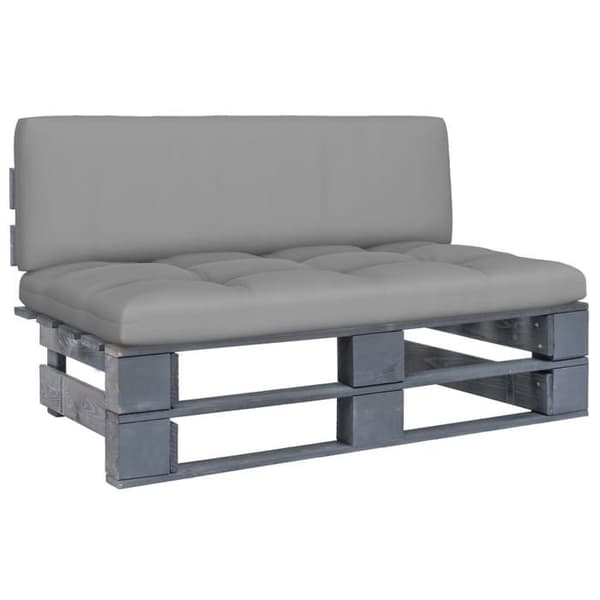 Maison Exclusive - Central sofa have til haven Grå trykimprægneret fyrretræ Grå