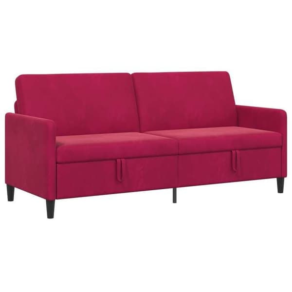 Maison Exclusive - Soffa med förvaring Bordeaux 192 x 78 x 87 cm Polyester