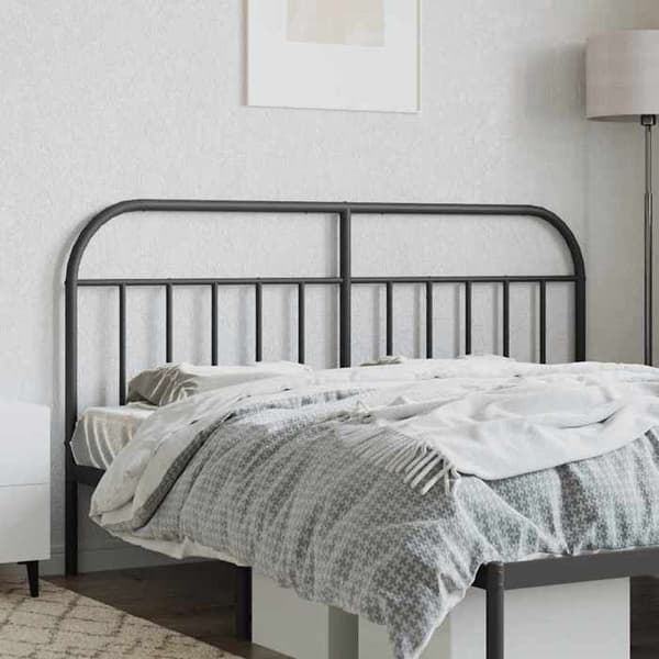 Maison Exclusive - Erstatnings hovedgærde i sort metal 160 cm