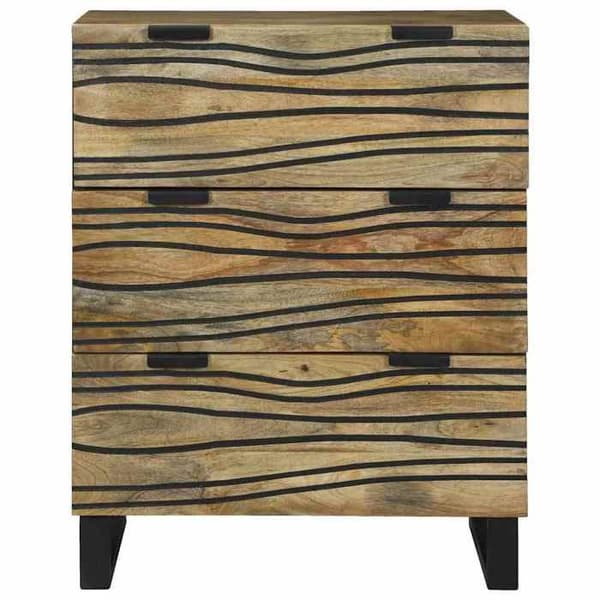 Maison Exclusive - Buffé Marron 60 x 33.5 x 75 cm Massivt mangoträ