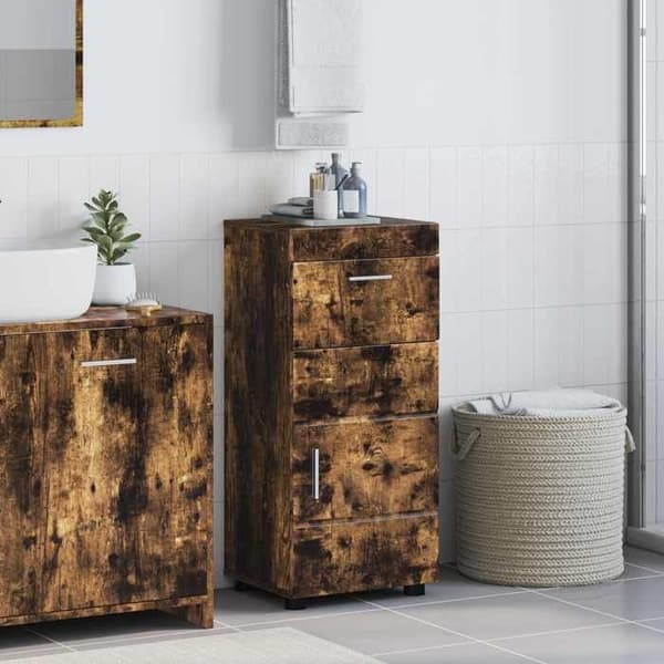 Maison Exclusive - Badrumsskåpset TULUM Rökt ek Rökt ek