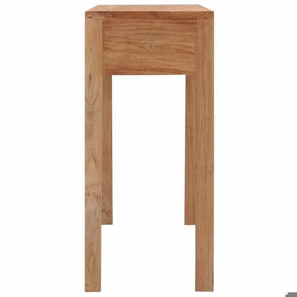 Maison Exclusive - Konsolbord 110x35x75 cm i solid teaktræ