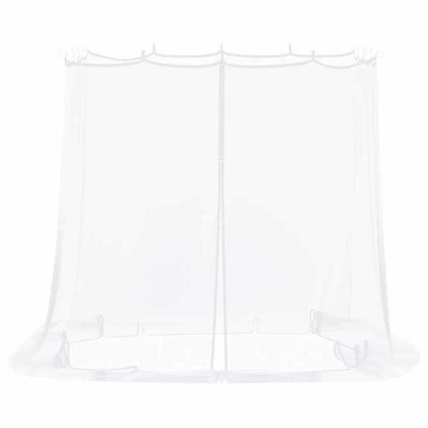 Maison Exclusive - Myggnät för gazebo 220 mesh Vit 2 x 2 x 2 m Polyester