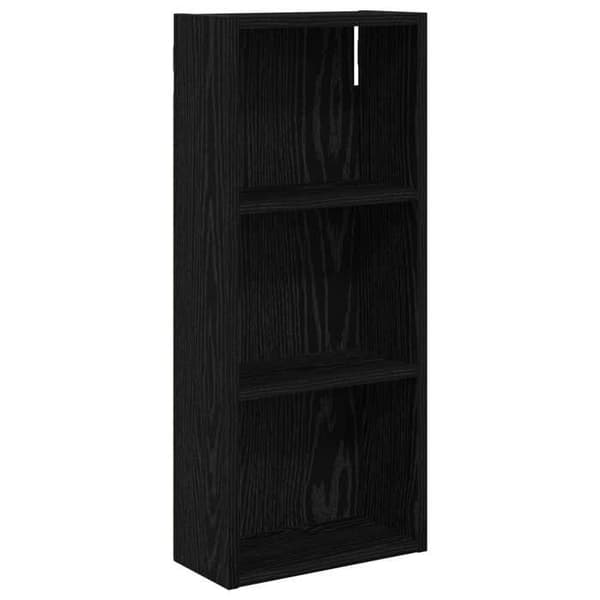 Maison Exclusive - Vægskab til badeværelse Sort Eg 30 x 14 x 70 cm