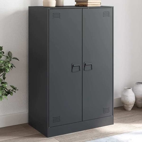 Maison Exclusive - Anthracite buffet 67x39x107 cm teräs antracit