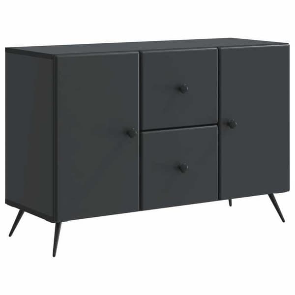 Maison Exclusive - Buffet med skuffe Sort 89 x 34,5 x 60 cm Ingeniørtræ