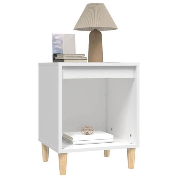 Maison Exclusive - Sängbord 2 st Vit 40x35x50 cm Vit